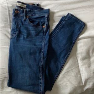 Madewell 9” high rise skinny jeans
